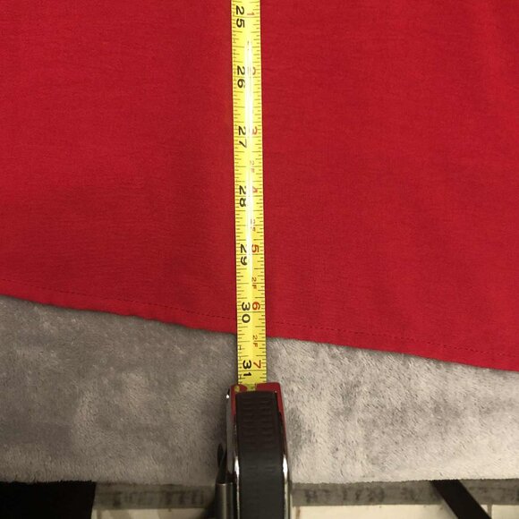 Emery Rose Red Blouse | Size 5X / 22 | Plus Size Boho Inspired Tunic Top NWT - Picture 8 of 8